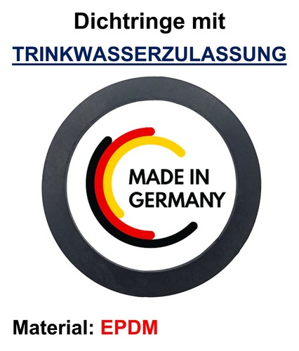 Gummi flachdichtung epdm 8 - gummi, g3/8
